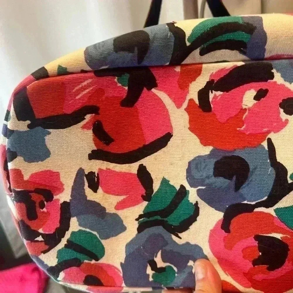 Tommy Hilfiger Canvas Floral Tote - Picture 6 of 11